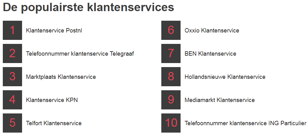 Telefoonklantenservice.nl | 18844